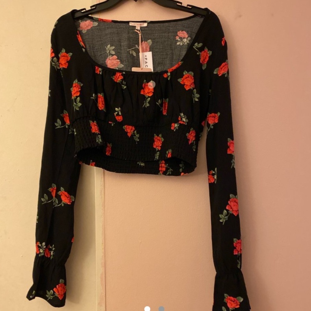 Rose Crop top